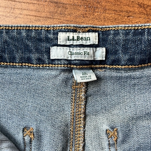 LL bean cropped flair jean - Picture 3 of 5